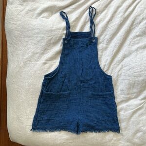 Aerie Blue Overalls